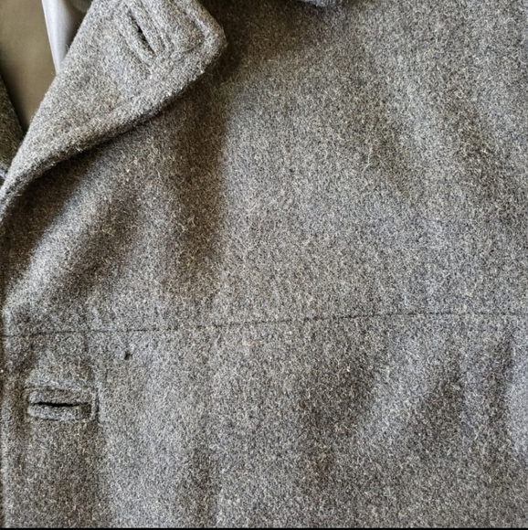 London Fog Wool Blend Coat Size Small Black - Picture 3 of 8